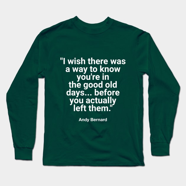 Good ol' days II Long Sleeve T-Shirt by Six Gatsby